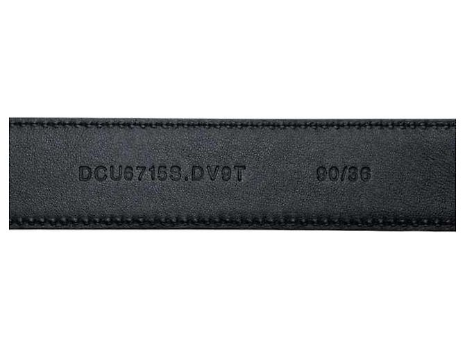 Medusa Versace Black Leather Belt - view 8