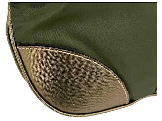 Saffiano Borsa a Spalla Prada Verde Khaki Cachi - vista 9