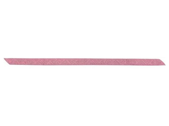 Zucca Sciarpa lunga in seta Fendi rosa - vista 4