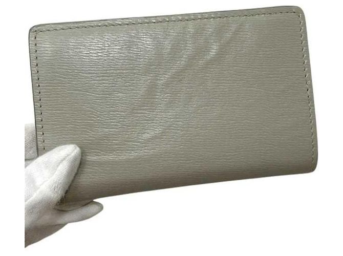 Cartera de doble pliegue gris Gucci Castaño - vista 11