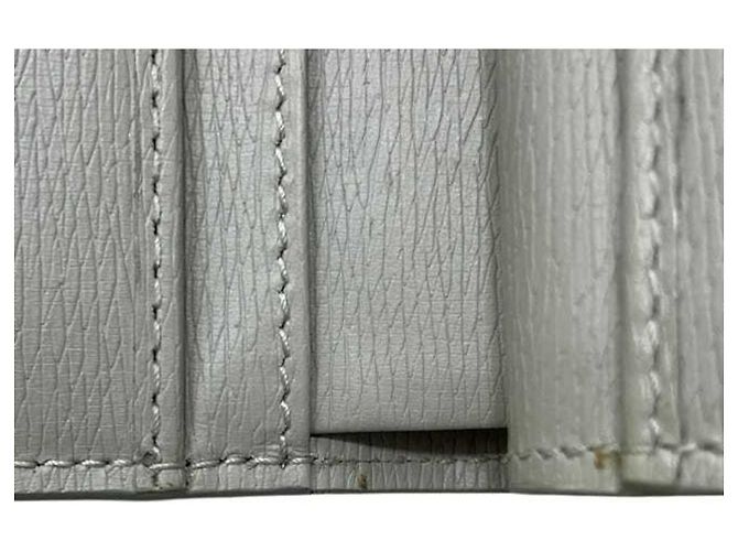 Cartera de doble pliegue gris Gucci Castaño - vista 7