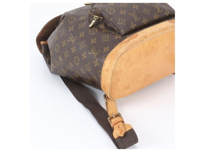 Zaino Louis Vuitton Monogram Montsouris GM Marrone Monogramma - vista 5