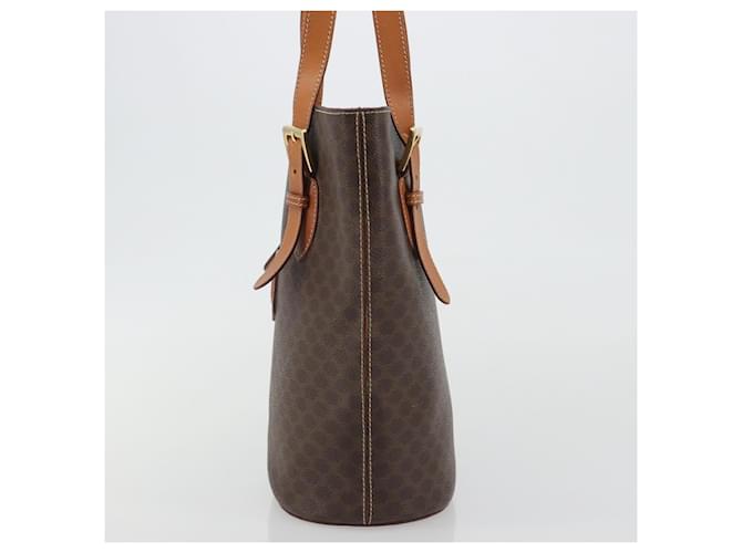 Céline Celine Vintage Macadam Canvas Marrone - vista 3