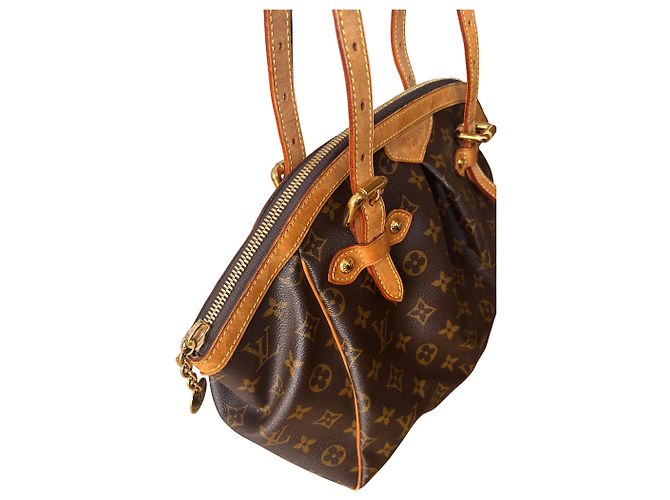 Borsa a mano Louis Vuitton Tivoli Marrone Pelle Oro D'oro - vista 5