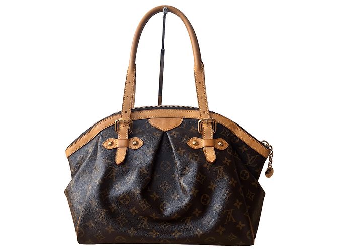 Borsa a mano Louis Vuitton Tivoli Marrone Pelle Oro D'oro - vista 7