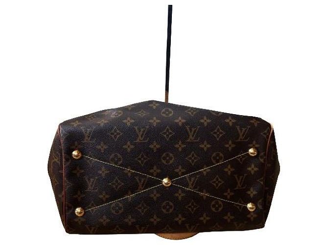 Borsa a mano Louis Vuitton Tivoli Marrone Pelle Oro D'oro - vista 9