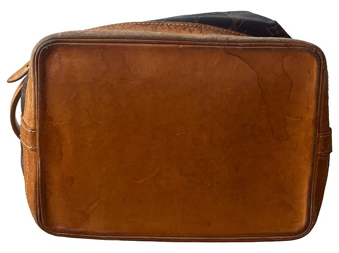 Noe Borsa a mano Louis Vuitton Noé Beige Pelle e Tela - vista 7