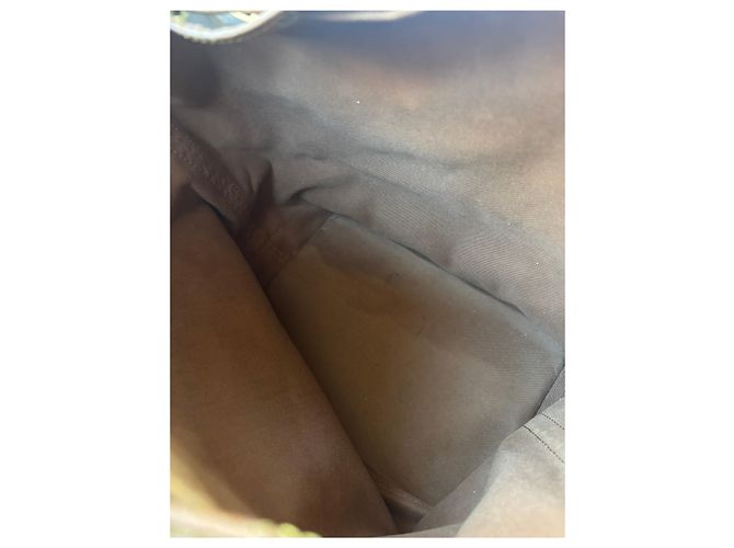 Noe Borsa a mano Louis Vuitton Noé Beige Pelle e Tela - vista 9