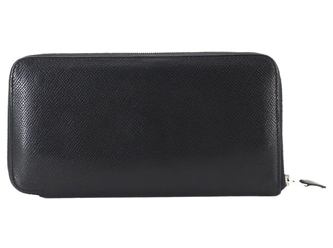Hermès Hermes Azap Long Classic Round Wallet Black - view 2