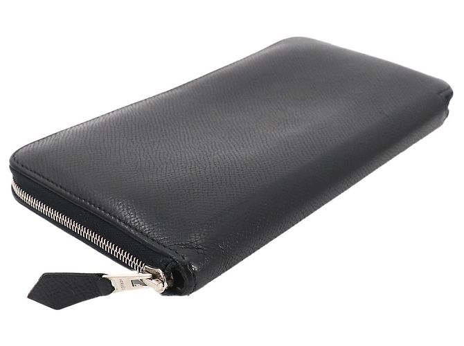 Hermès Hermes Azap Long Classic Round Wallet Black - view 3