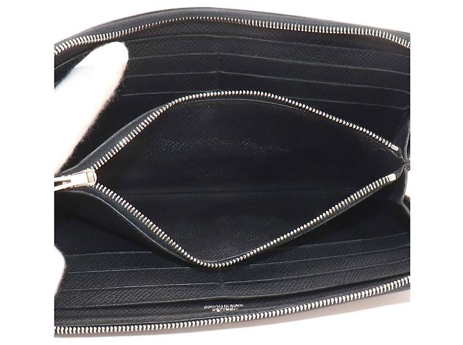 Hermès Hermes Azap Long Classic Round Wallet Black - view 6