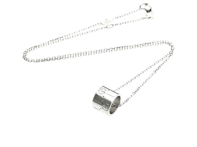 Collana Gucci Icon in oro bianco 18K Argento - vista 9