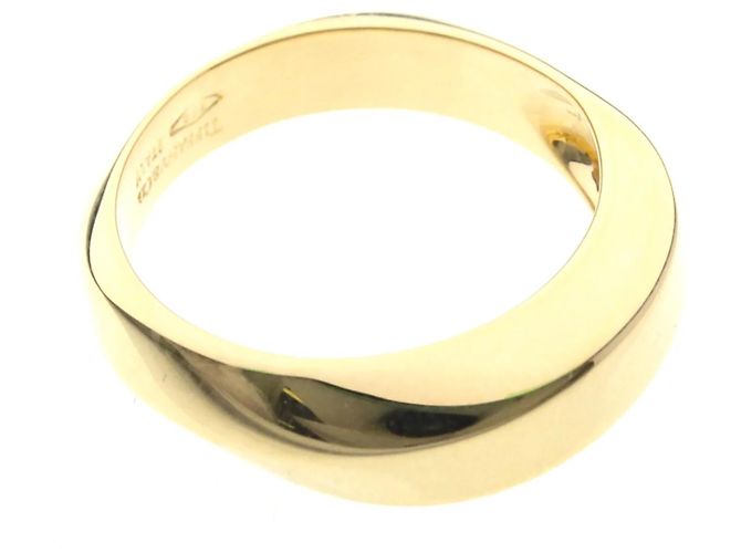 Tiffany & Co Anello Tiffany Knife-edge in oro giallo 18K D'oro - vista 9
