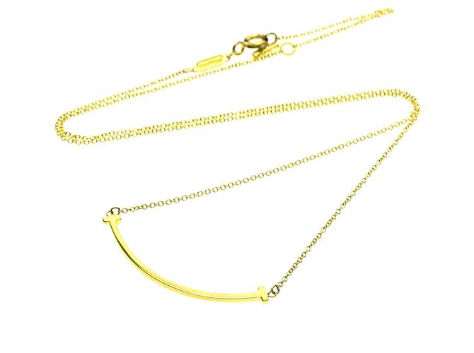 Tiffany & Co Collana Tiffany T Smile di piccole dimensioni D'oro - vista 12