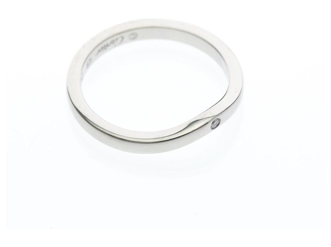 Cartier Ballerina Ehering aus Platin Silber - Ansicht 9