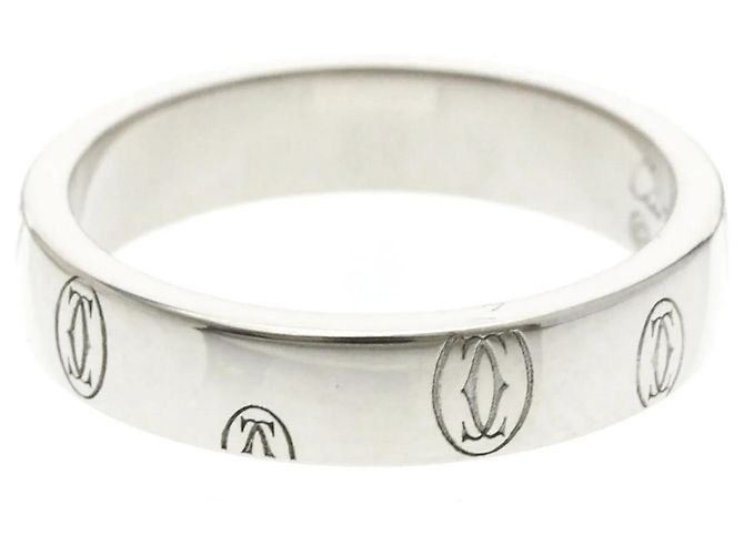 Anello Happy Birthday Cartier in oro bianco 18K - vista 2