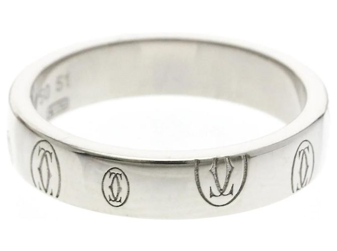 Anello Happy Birthday Cartier in oro bianco 18K - vista 4