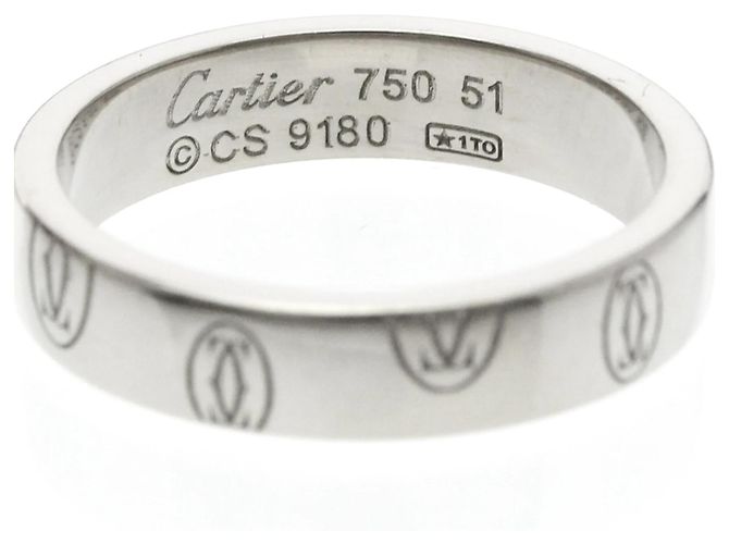 Anello Happy Birthday Cartier in oro bianco 18K - vista 5