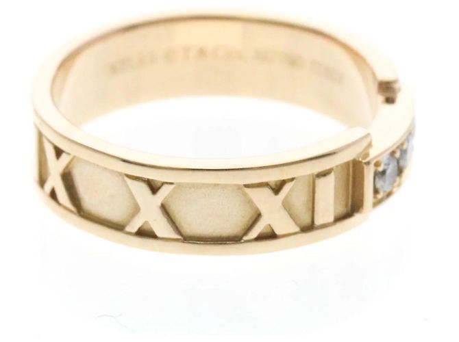 Tiffany & Co Anello Tiffany Atlas 3P Diamond in oro rosa D'oro - vista 7