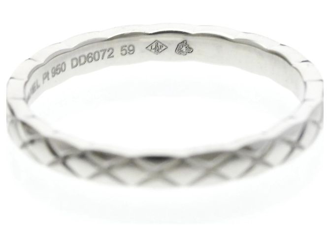 Chanel Coco Crush Mini Model Band Ring aus Platin Silber - Ansicht 5