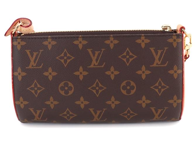 Borsa Louis Vuitton Monogram Pochette Tirette Mini Marrone - vista 2