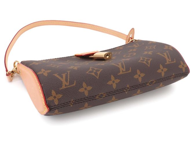 Borsa Louis Vuitton Monogram Pochette Tirette Mini Marrone - vista 4