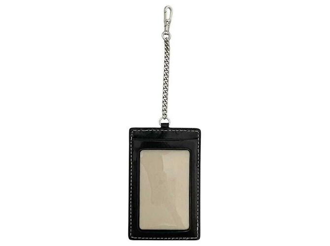 Cartera larga redondeada Tory Burch Negro Blanco - vista 8