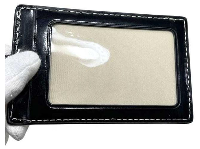 Cartera larga redondeada Tory Burch Negro Blanco - vista 9