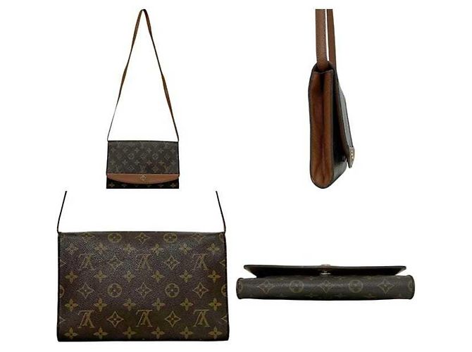 Borsa a Spalla Louis Vuitton Monogram Marrone - vista 3
