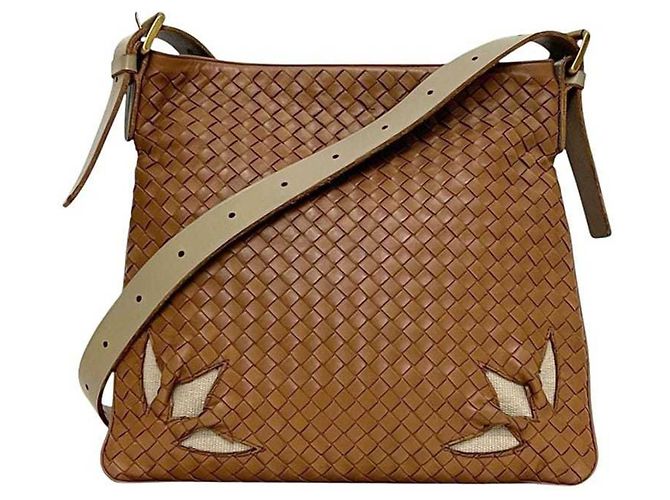 Bolso de hombro de cuero Intrecciato Bottega Veneta - vista 2