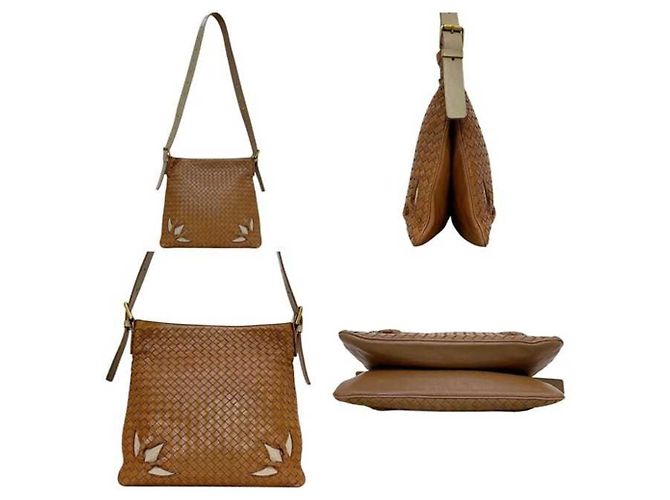 Bolso de hombro de cuero Intrecciato Bottega Veneta - vista 3