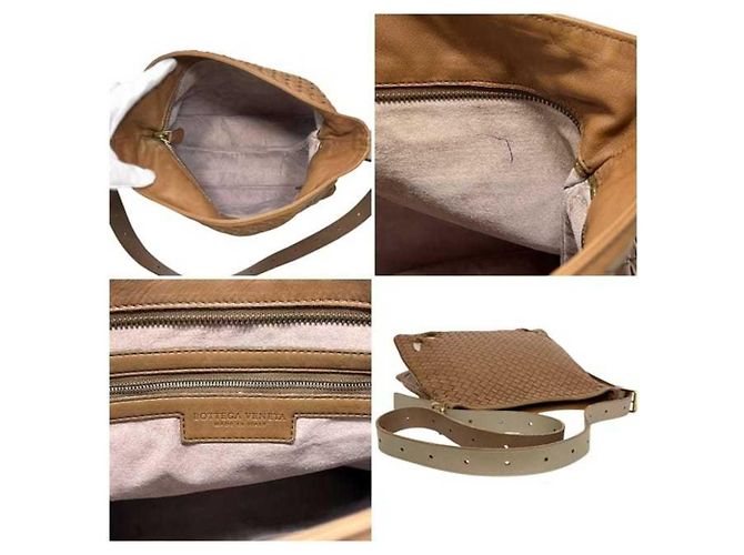Bolso de hombro de cuero Intrecciato Bottega Veneta - vista 4