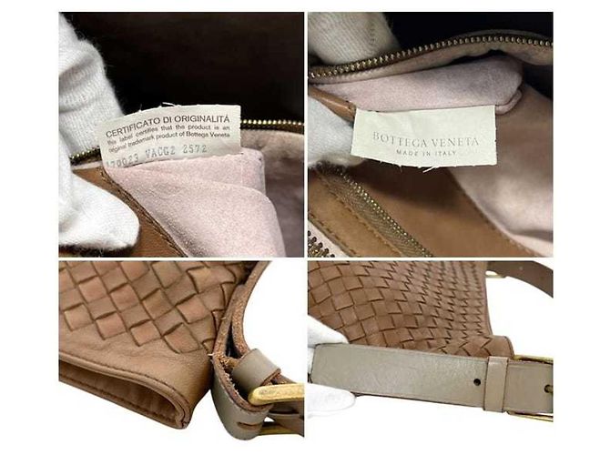 Bolso de hombro de cuero Intrecciato Bottega Veneta - vista 5