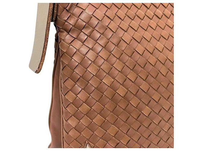 Bolso de hombro de cuero Intrecciato Bottega Veneta - vista 9