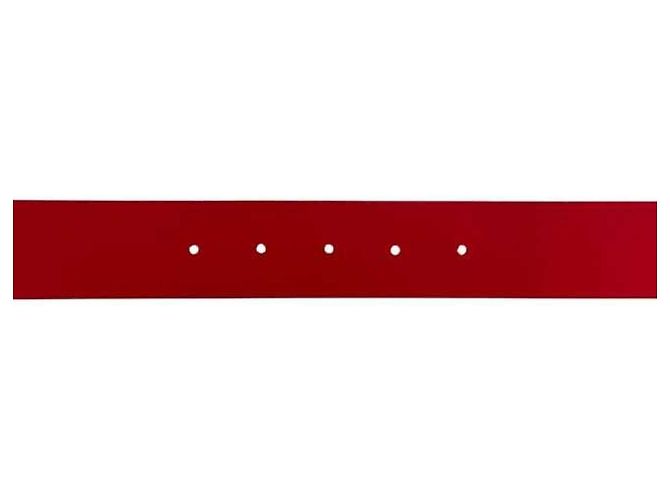 Gucci Red Leather Belt - view 6