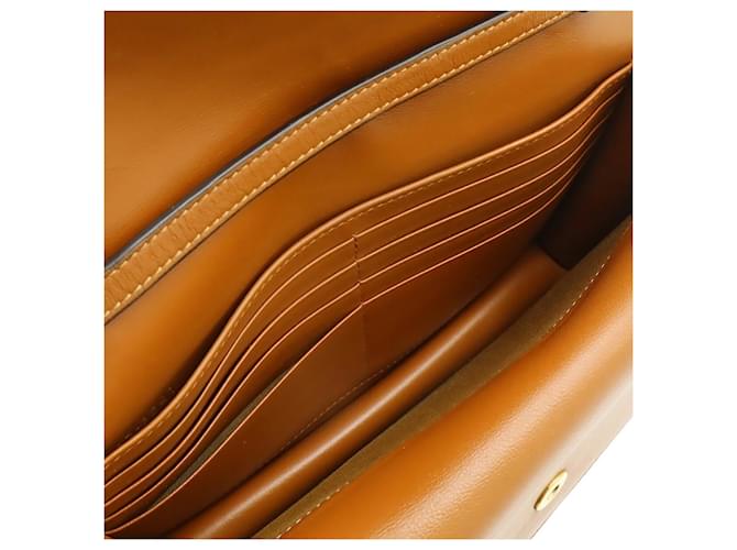 Céline Clutch con tracolla Celine Triomphe Marrone scuro - vista 8