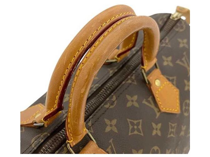 Borsa Boston Louis Vuitton Speedy 35 Marrone - vista 10
