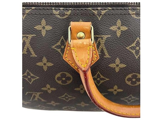 Borsa Boston Louis Vuitton Speedy 35 Marrone - vista 11