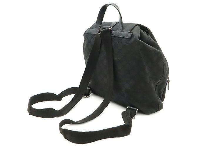 Zaino Gucci GG Canvas Jackie Line Nero - vista 3