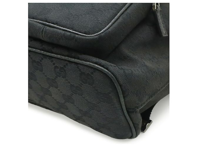 Zaino Gucci GG Canvas Jackie Line Nero - vista 4