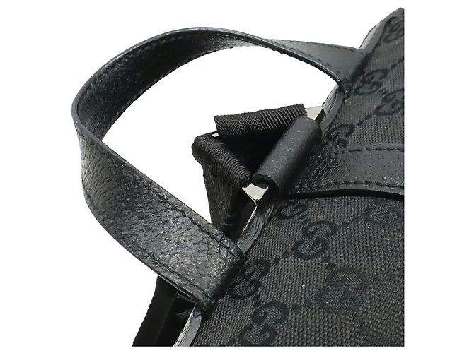 Zaino Gucci GG Canvas Jackie Line Nero - vista 5