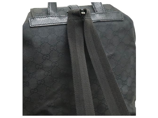 Zaino Gucci GG Canvas Jackie Line Nero - vista 6