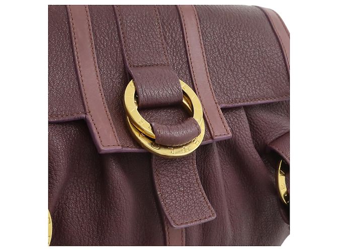 Bulgari Borsa a Spalla BVLGARI Chandra Porpora - vista 9