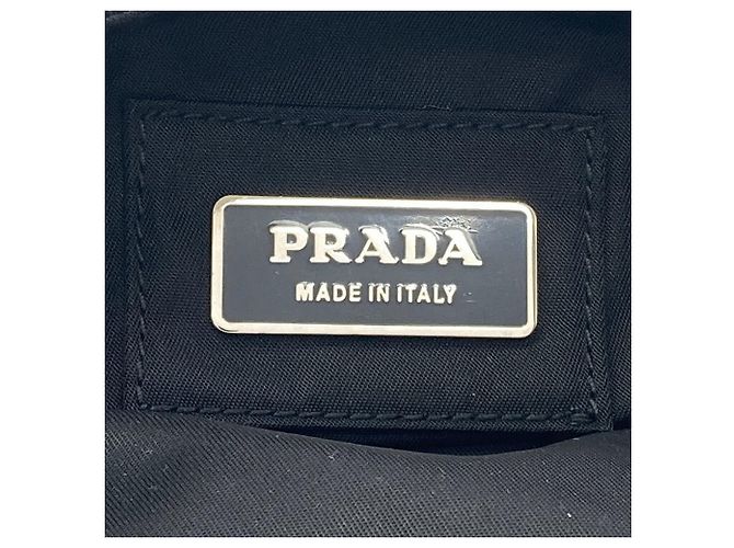 Borsa a tracolla con logo VA0180 Prada Nero - vista 6