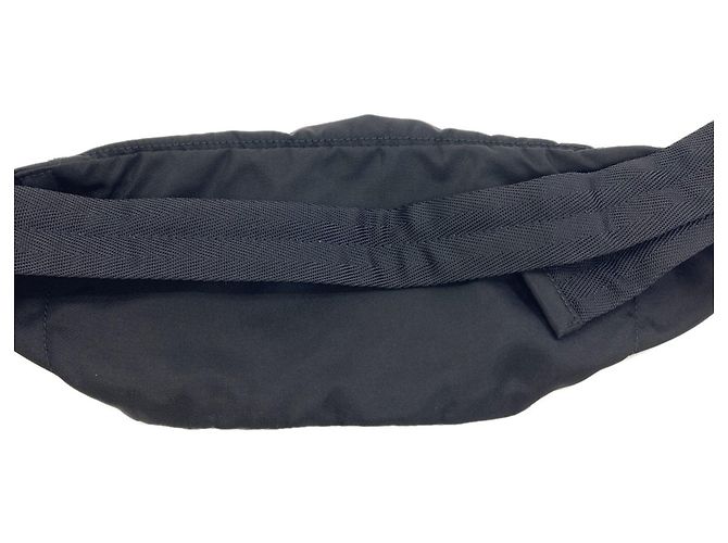 Borsa a tracolla con logo VA0180 Prada Nero - vista 9