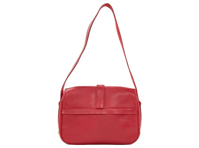 Hermès Sac à épaule Hermes Noumea Gold Hardware Rouge - vue 2