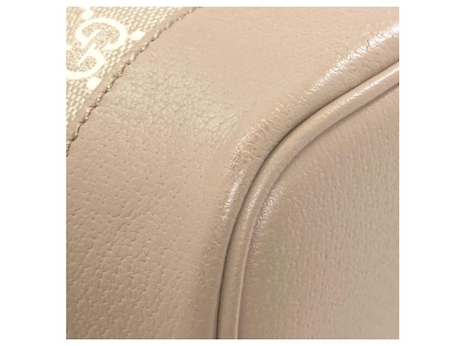 Borsa Tote 2-Way Gucci GG Supreme Beige - vista 12