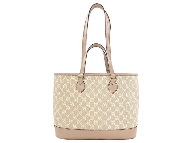 Borsa Tote 2-Way Gucci GG Supreme Beige - vista 2