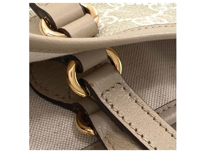Borsa Tote 2-Way Gucci GG Supreme Beige - vista 9