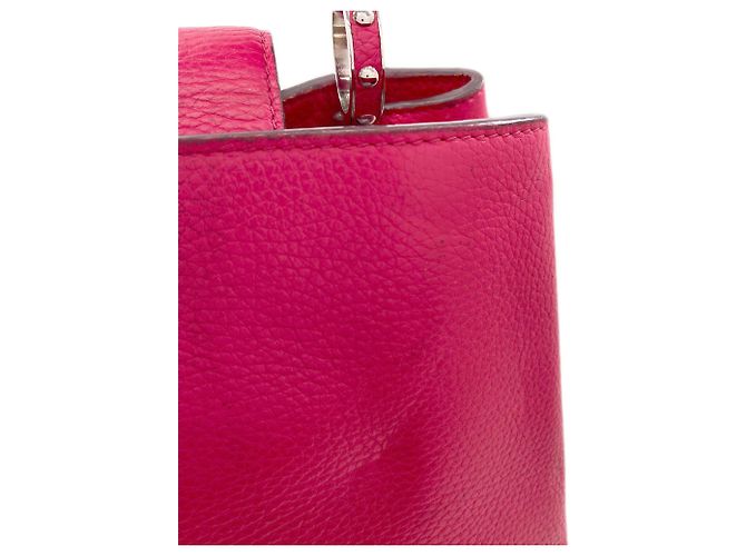 Borsa Louis Vuitton Capucines MM Rosa - vista 11